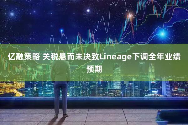 亿融策略 关税悬而未决致Lineage下调全年业绩预期